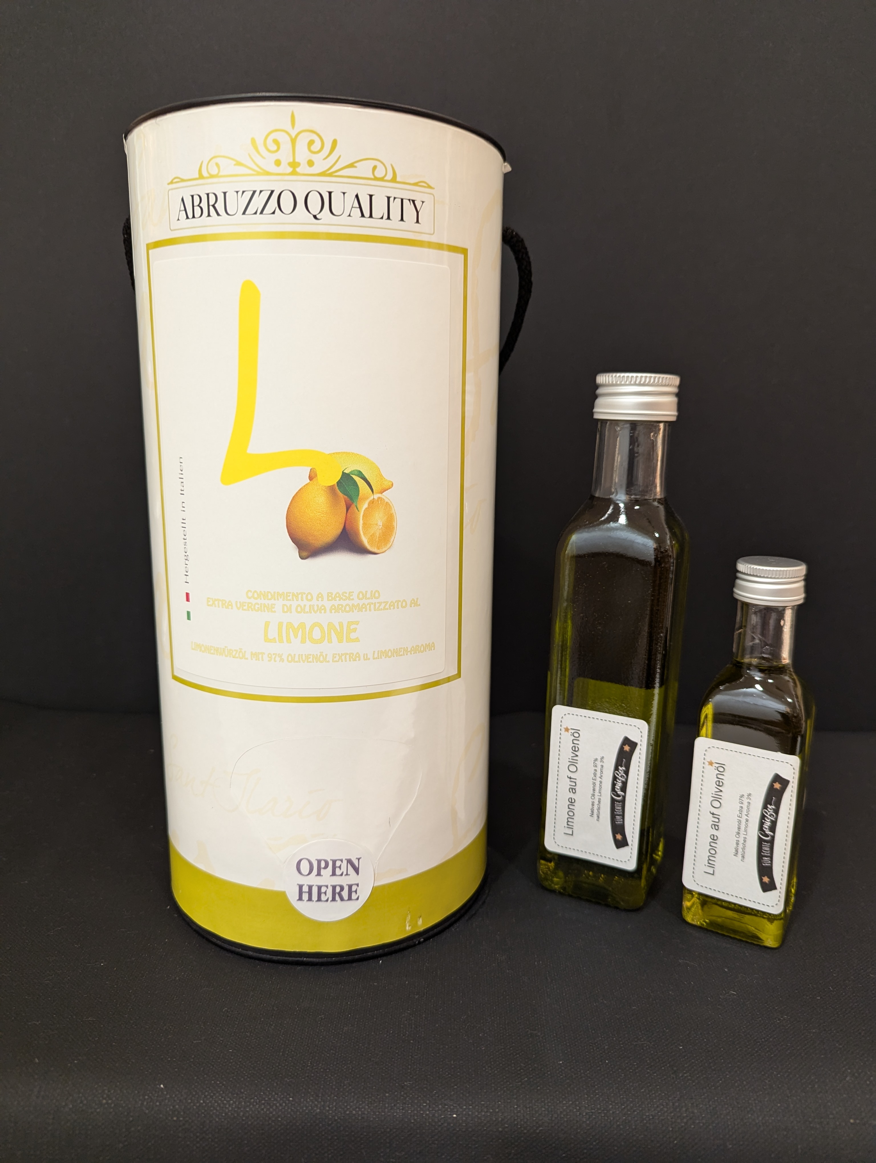 Limone auf Olivenöl